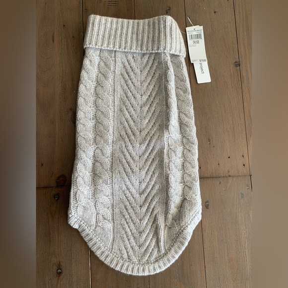 The Cashmere Project 100% cashmere doggie sweater London grey heather NWT - Picture 5 of 8